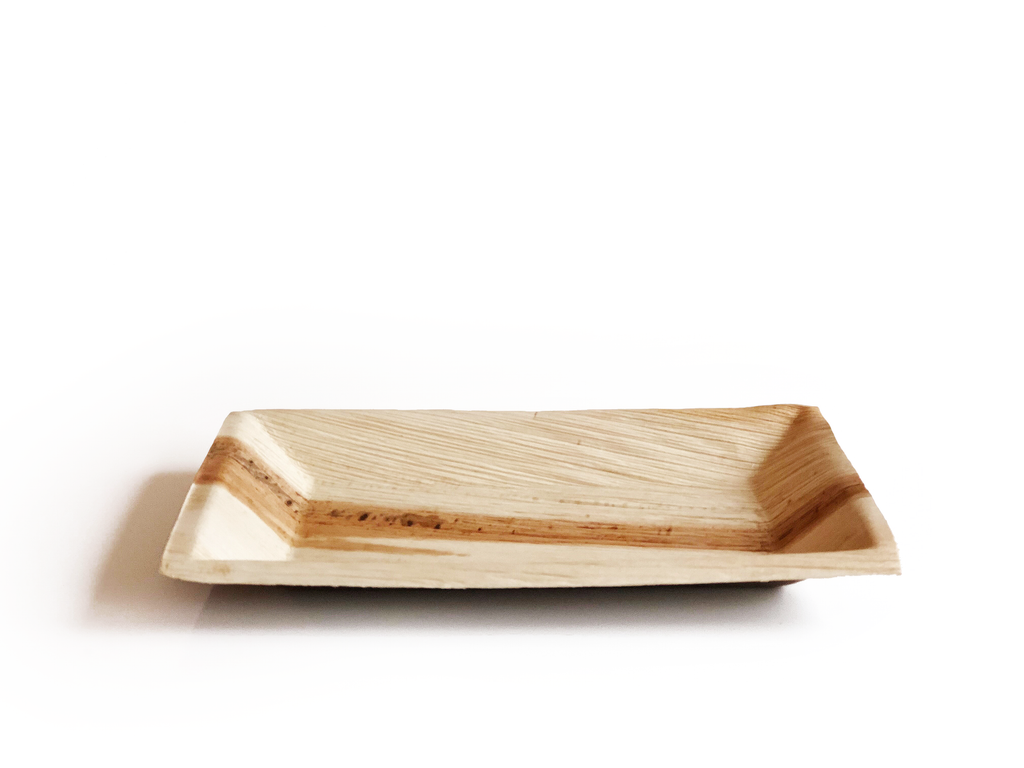 Rectangular Palm Leaf Plate 16 x 24cm